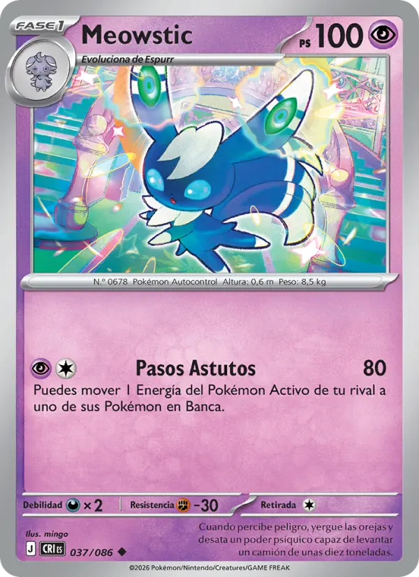 Meowstic, Caos Creciente 037