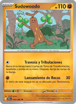 Sudowoodo, Caos Creciente 043