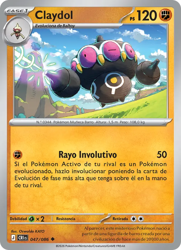 Claydol, Caos Creciente 047