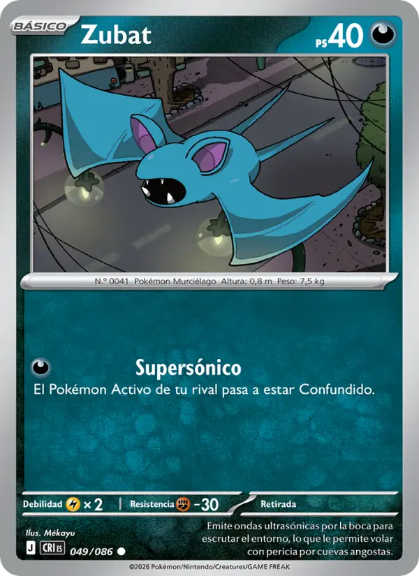 Zubat, Caos Creciente 049