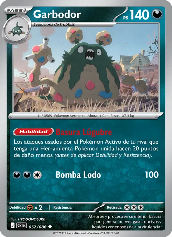 Garbodor, Caos Creciente 057