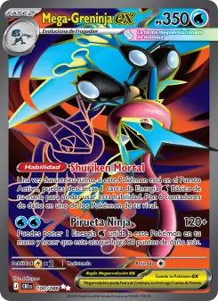 Mega-Greninja ex, Caos Creciente 100
