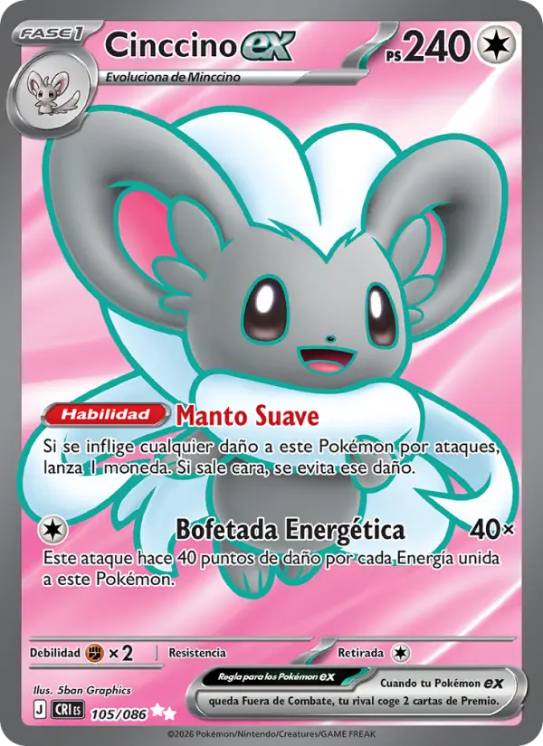 Cinccino ex, Caos Creciente 105