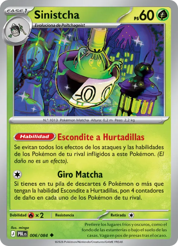 Sinistcha, Oscuridad Absoluta 006
