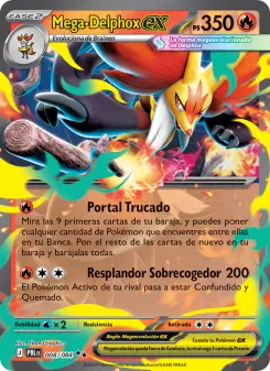 Mega-Delphox ex, Oscuridad Absoluta 008