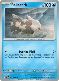 Relicanth, Oscuridad Absoluta 017