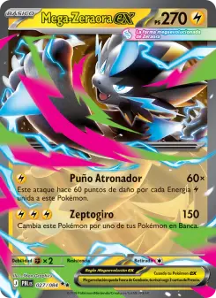 Mega-Zeraora ex, Oscuridad Absoluta 027