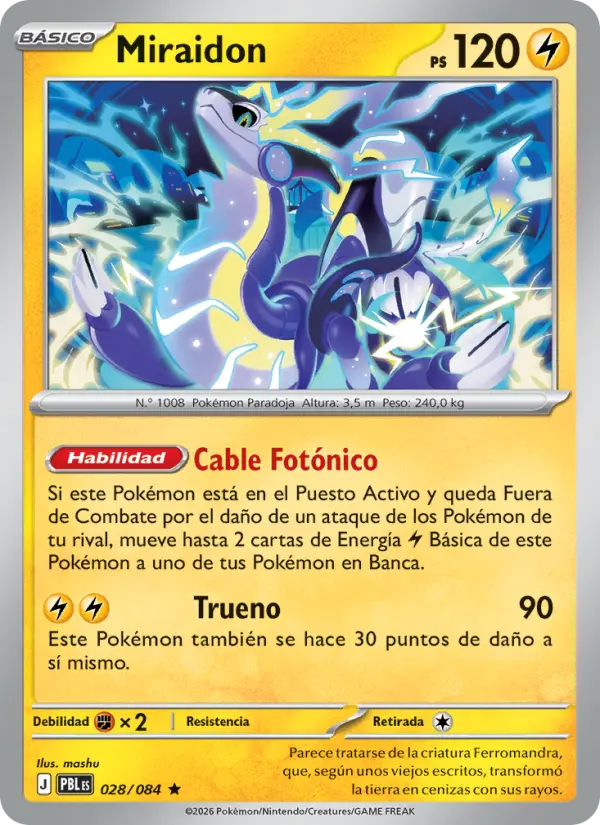 Miraidon, Oscuridad Absoluta 028