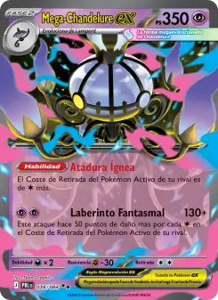 Mega-Chandelure ex, Oscuridad Absoluta 038