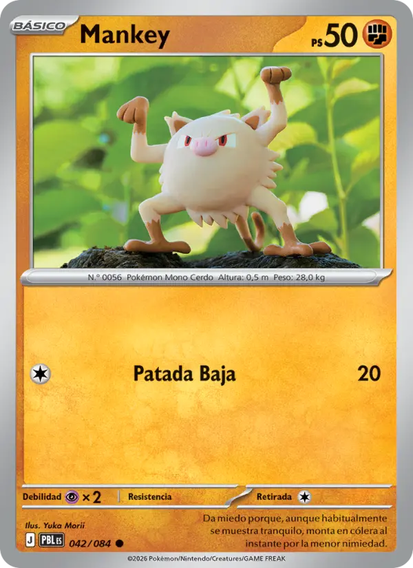 Mankey, Oscuridad Absoluta 042