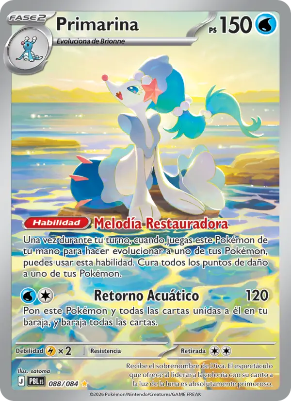 Primarina, Oscuridad Absoluta 088