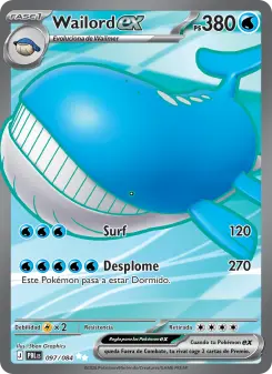 Wailord ex, Oscuridad Absoluta 097