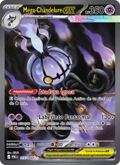 Mega-Chandelure ex, Oscuridad Absoluta 115