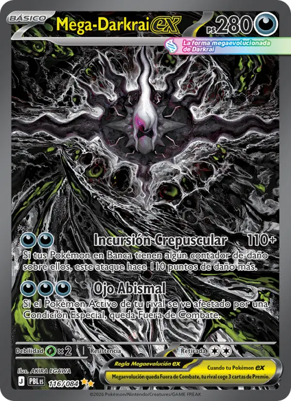Mega-Darkrai ex, Oscuridad Absoluta 116