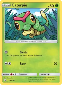 Caterpie, Sol y Luna 1