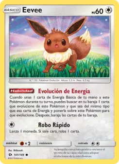 Eevee, Sol y Luna 101