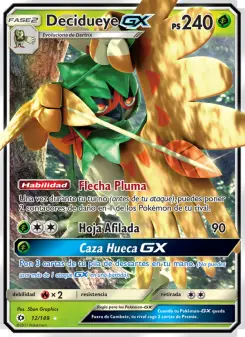 Decidueye GX, Sol y Luna 12