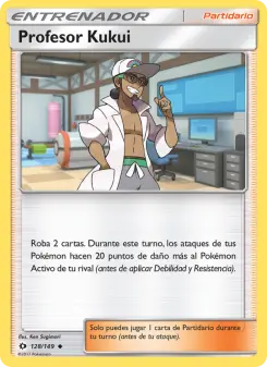 Profesor Kukui, Sol y Luna 128