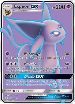 Espeon GX, Sol y Luna 140