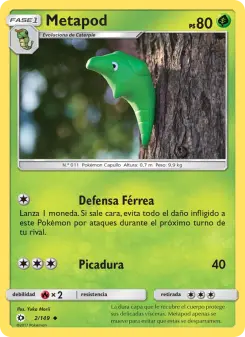 Metapod, Sol y Luna 2