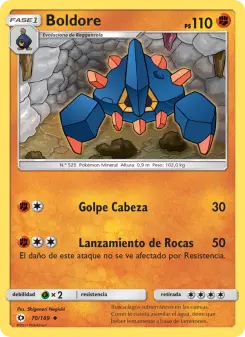 Boldore, Sol y Luna 70