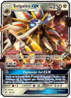 Solgaleo GX, Sol y Luna 89