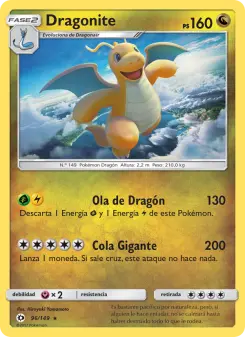 Dragonite, Sol y Luna 96
