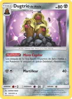 Dugtrio de Alola, Vínculos Indestructibles 122