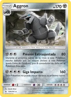 Aggron, Vínculos Indestructibles 125