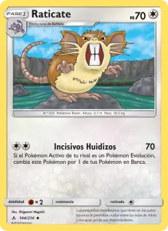 Raticate, Vínculos Indestructibles 144