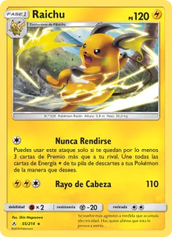 Raichu, Vínculos Indestructibles 55