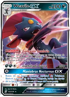 Weavile GX, Mentes Unidas 132