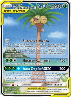 Rowlet y Exeggutor de Alola GX, Mentes Unidas 215