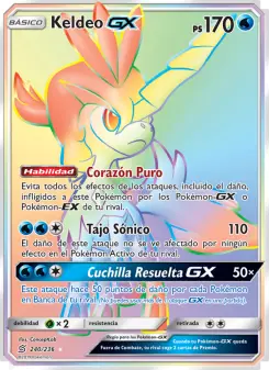 Keldeo GX, Mentes Unidas 240