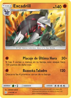 Excadrill, Eclipse Cósmico 115