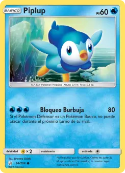 Piplup, Eclipse Cósmico 54