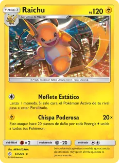 Raichu, Eclipse Cósmico 67