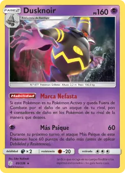 Dusknoir, Eclipse Cósmico 85
