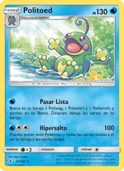 Politoed, Albor de Guadianes 25
