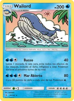 Wailord, Albor de Guadianes 30