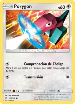 Porygon, Sombras Ardientes 103