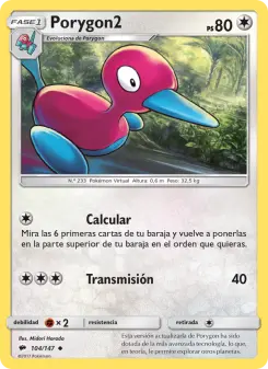Porygon2, Sombras Ardientes 104