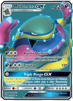 Muk de Alola GX, Sombras Ardientes 138