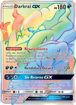 Darkrai GX, Sombras Ardientes 158
