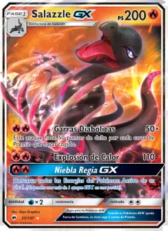 Salazzle GX, Sombras Ardientes 25