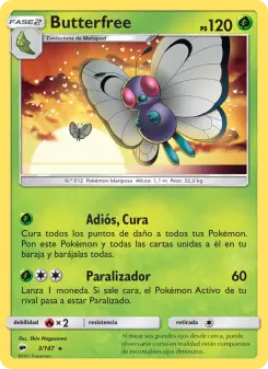Butterfree, Sombras Ardientes 3