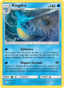 Kingdra, Sombras Ardientes 31