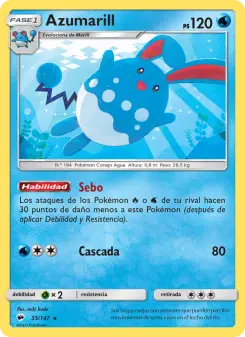 Azumarill, Sombras Ardientes 35