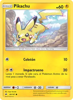 Pikachu, Sombras Ardientes 40
