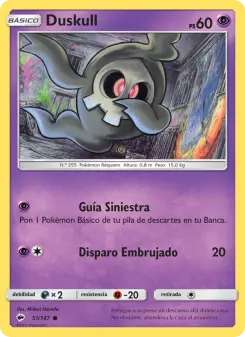 Duskull, Sombras Ardientes 51
